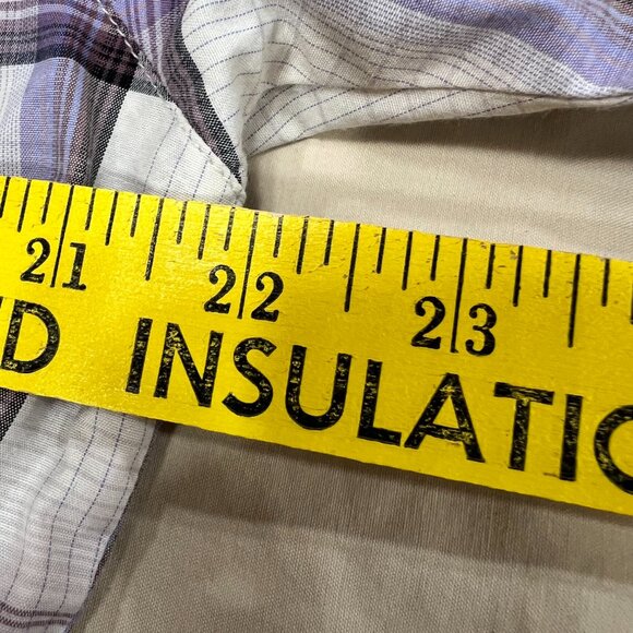O'Neill Short Sleeve Purple Plaid Shirt Mens Size‎ M - Picture 10 of 15